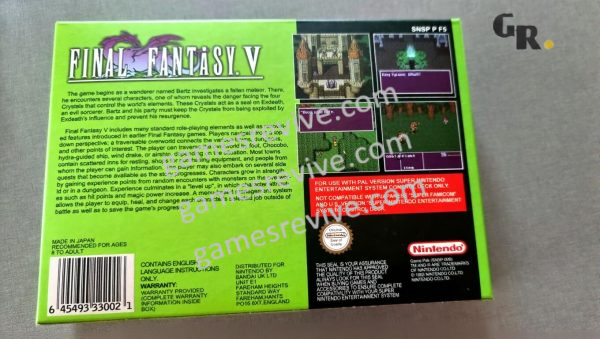Final Fantasy V - Super Nintendo