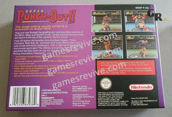 Super Punch Out - Super Nintendo
