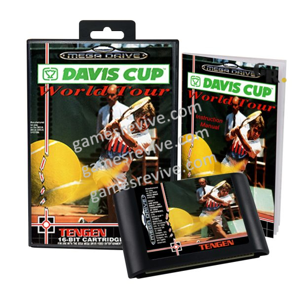 Davis Cup Tennis_ - Sega Megadrive