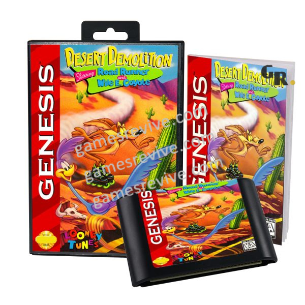 Desert Demolition Starring Road Runner and Wile E. Coyote_ - Sega Genesis