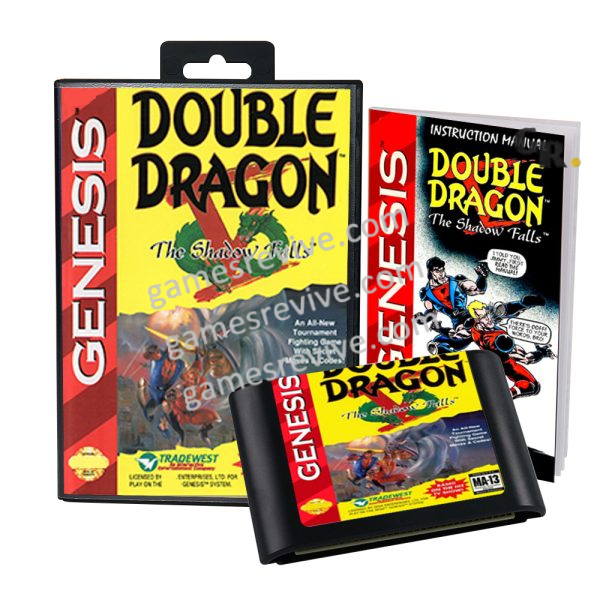 Double Dragon V The Shadow Falls_ - Sega Genesis