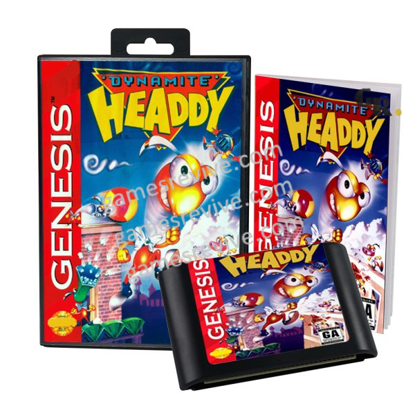 Dynamite_Headdy_MD_US_Box_ - Sega Genesis