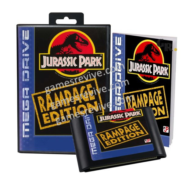 Jurassic Park Rampage Edition_ - Sega Megadrive