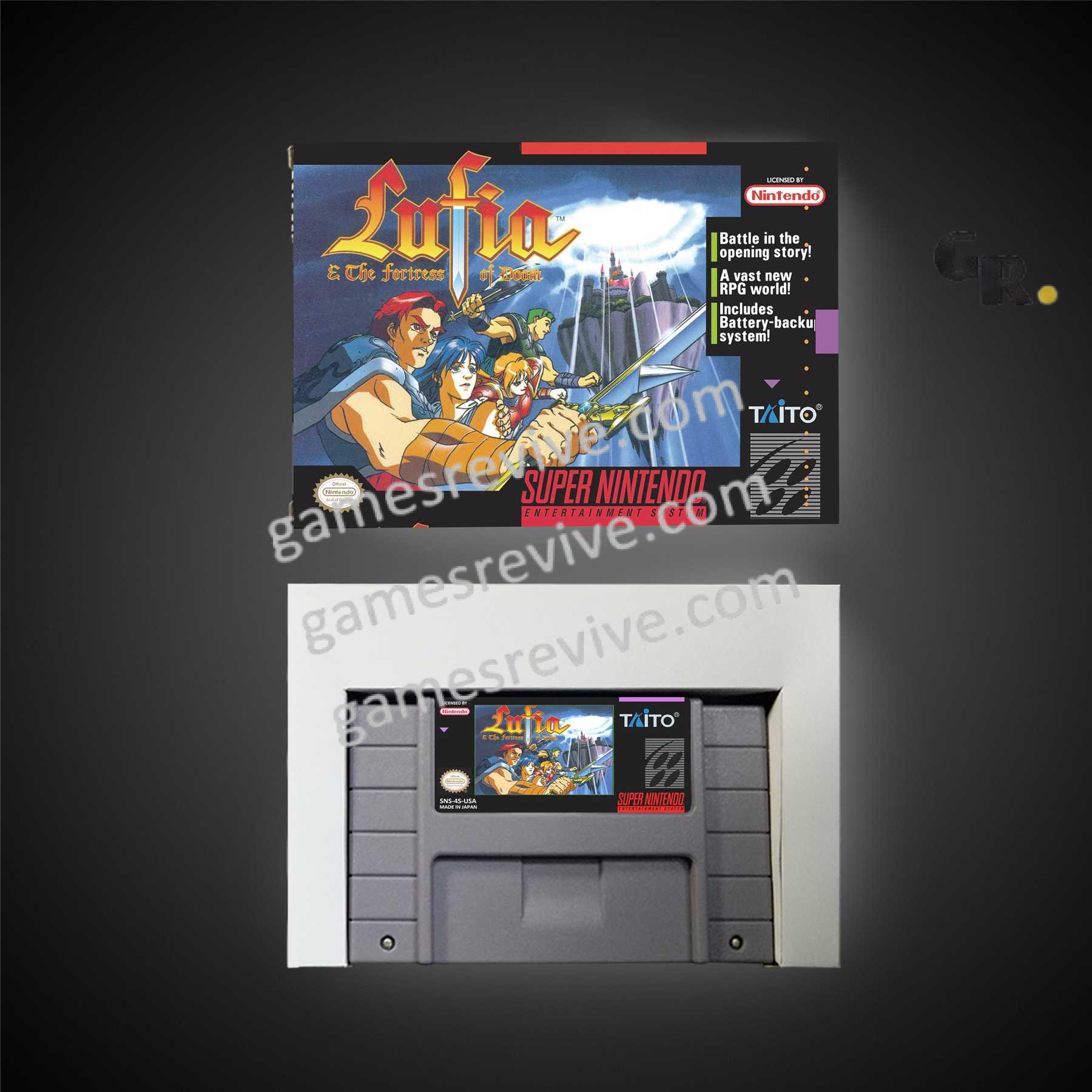Lufia & The Fortress of Doom - Super Nintendo Ntsc
