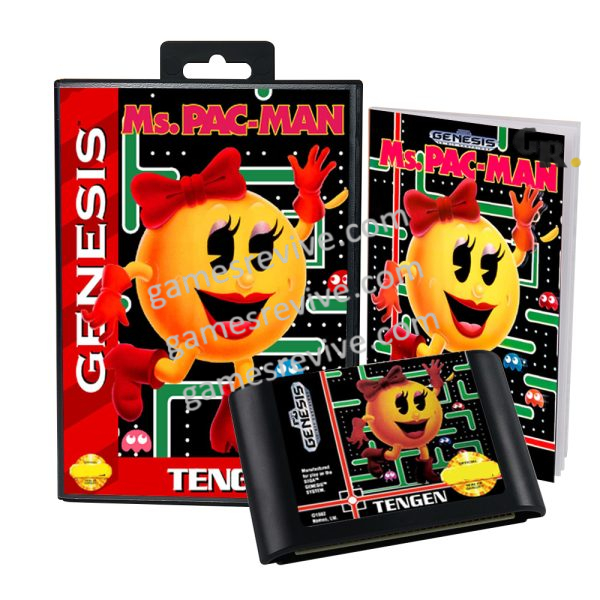 Ms. Pac-Man_ - Sega Genesis