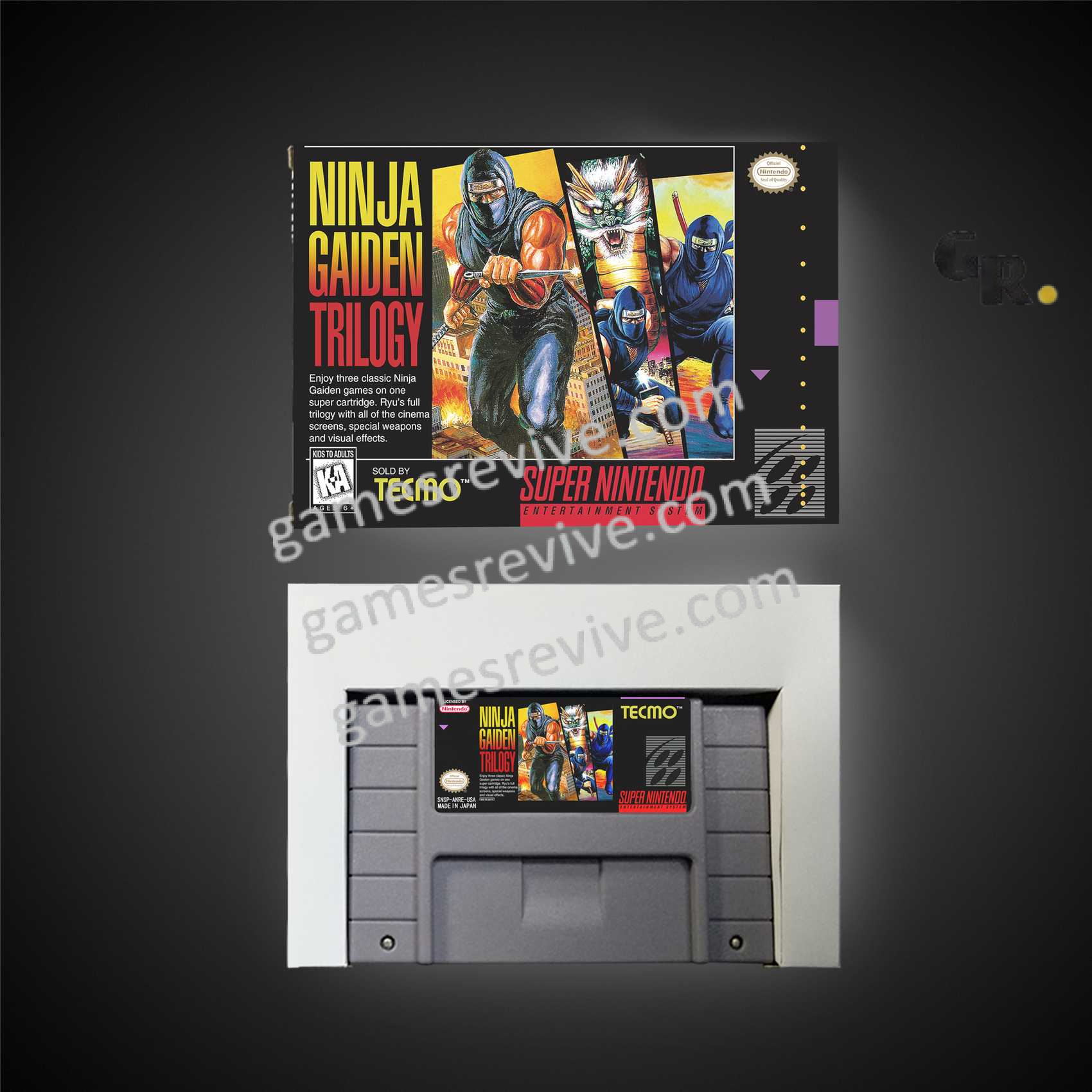 Ninja Gaiden Trilogy - Super Nintendo Ntsc