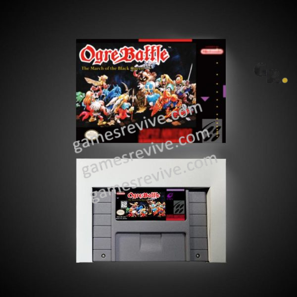 Ogre Battle - The March of the Black Queen(Battery) - Super Nintendo Ntsc