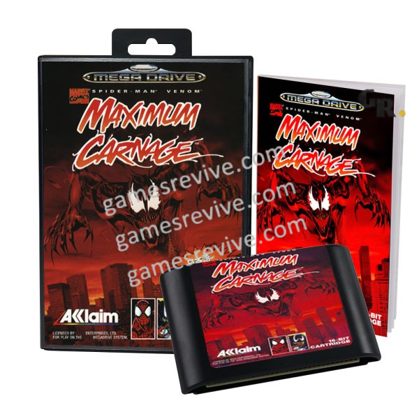 Spider-Man and Venom - Maximum Carnage_ - Sega Megadrive
