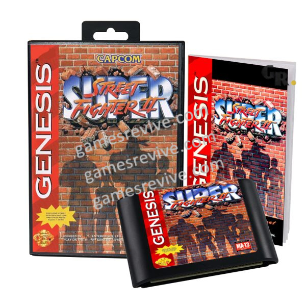 Super Street Fighter II the new challengers_ - Sega Genesis