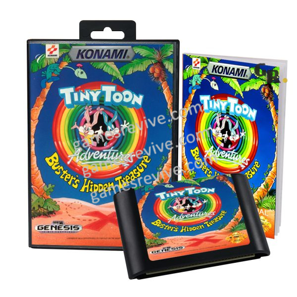 Tiny Toon Adventures Buster's Hidden Treasure_ - Sega Genesis