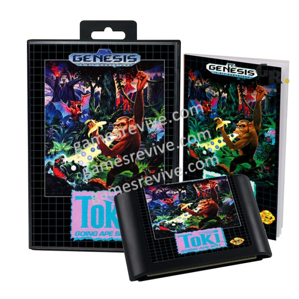 Toki Going Ape Spit_ - Sega Genesis