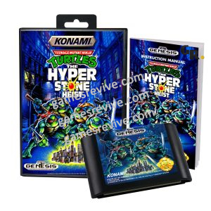Turtles The Hyper Stone Heist _ - Sega Genesis