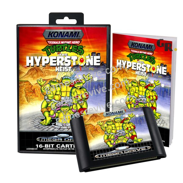 Turtles The Hyper Stone Heist_ - Sega Megadrive