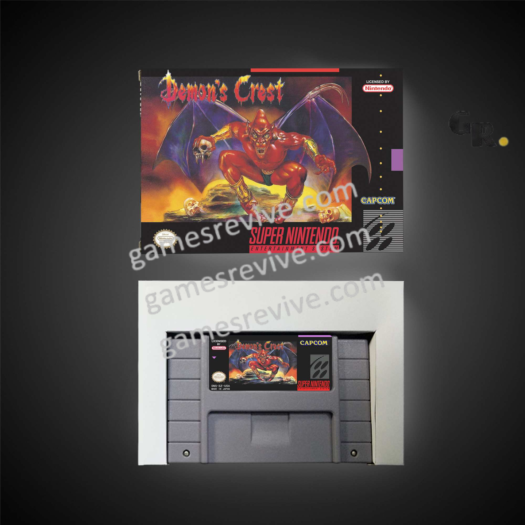 Demon's Crest - Super Nintendo Ntsc