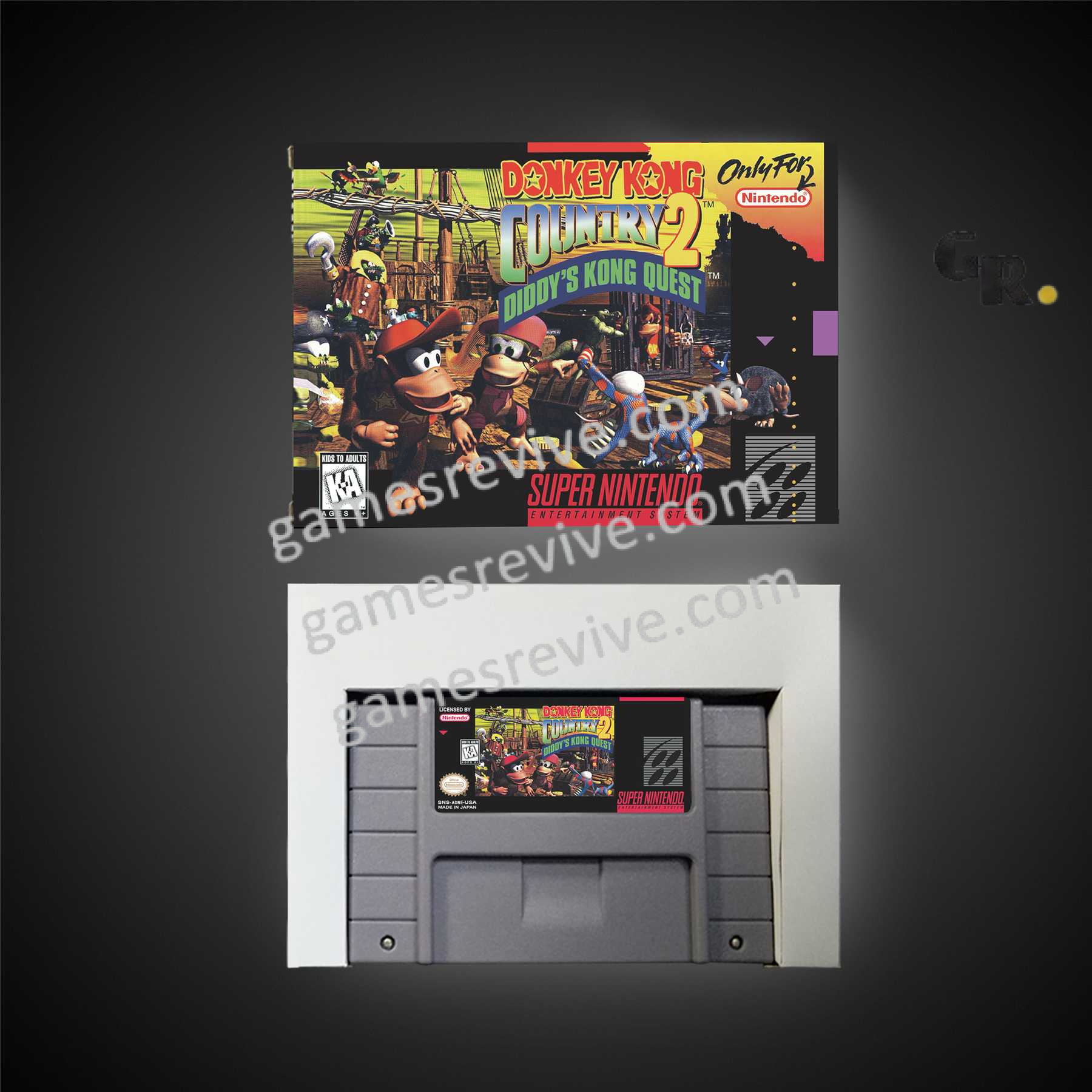 Donkey Kong Country 2 - Diddy's Kong Quest - Super Nintendo Ntsc