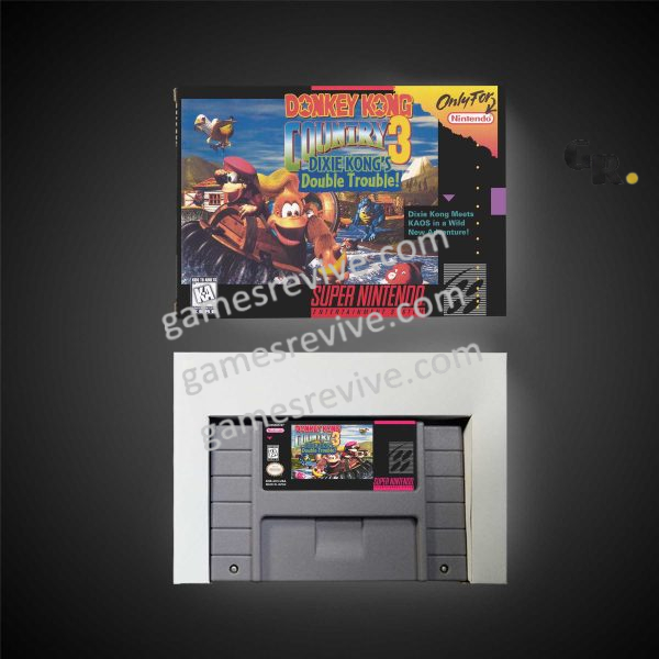 Donkey Kong Country 3 - Dixie Kong's Double Trouble! - Super Nintendo Ntsc