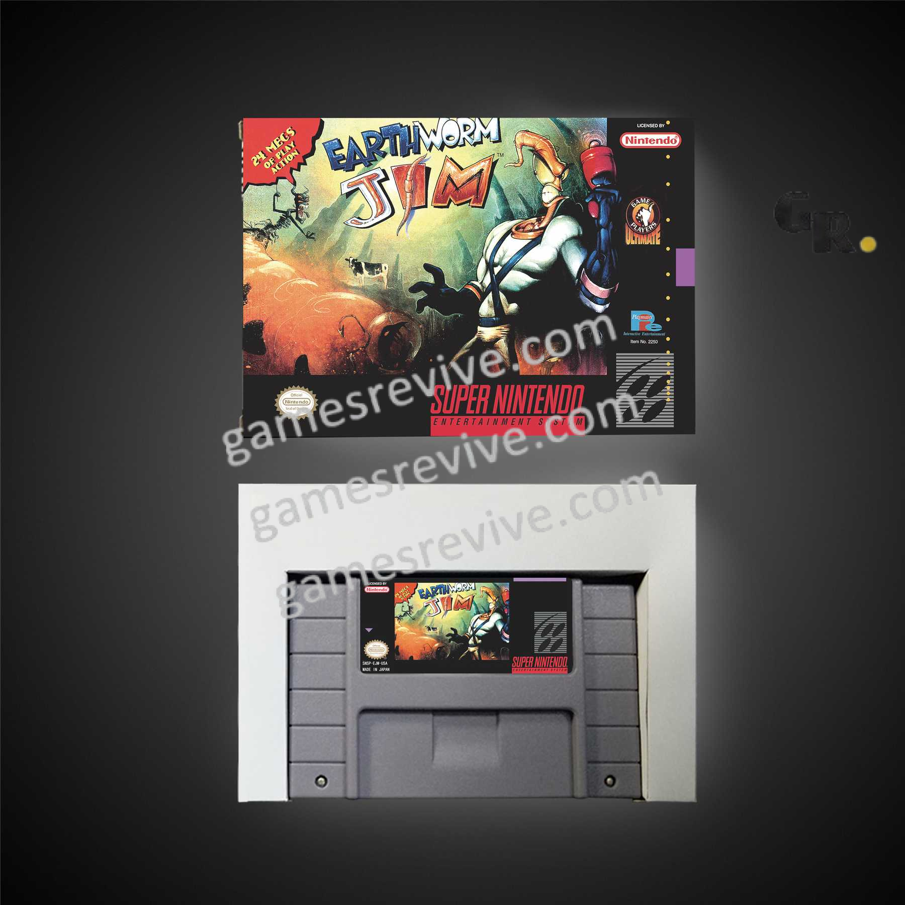 Earthworm Jim - Super Nintendo Ntsc