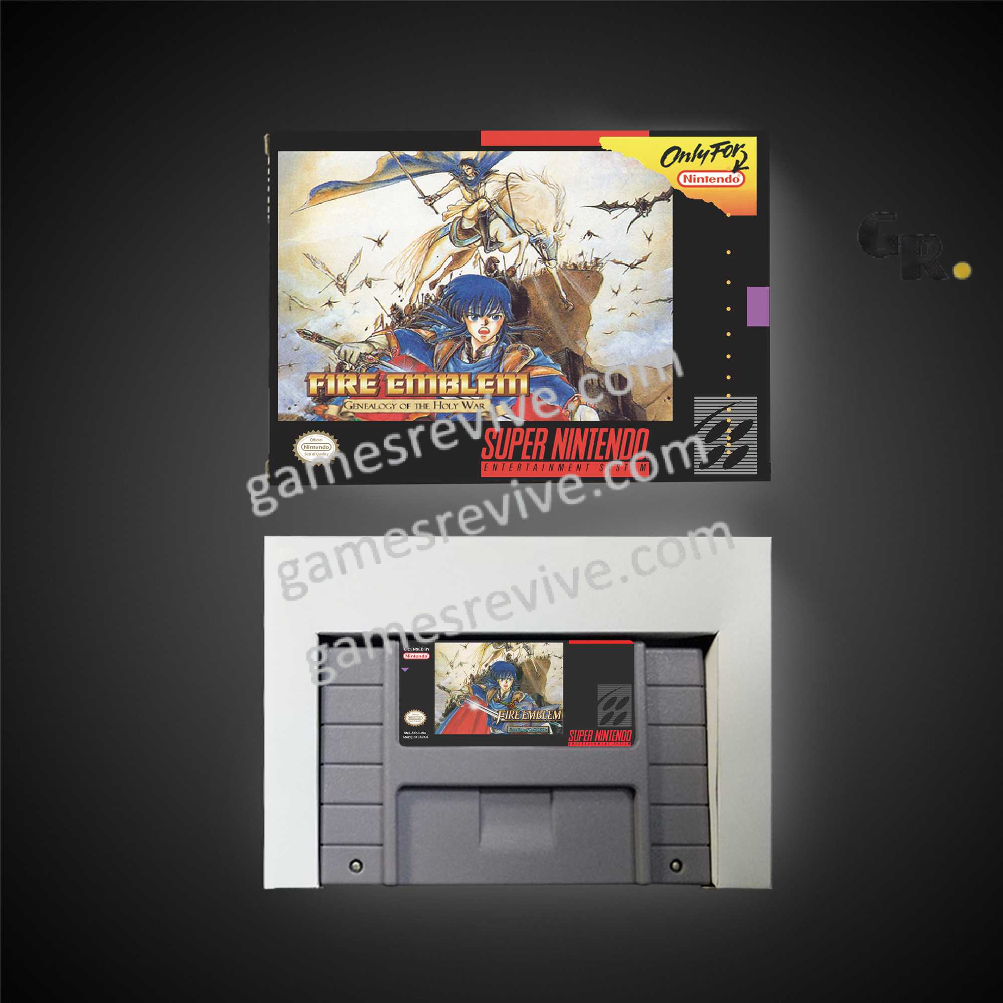 i²+µ Fire Emblem Genealogy of Holy War - Super Nintendo Ntsc