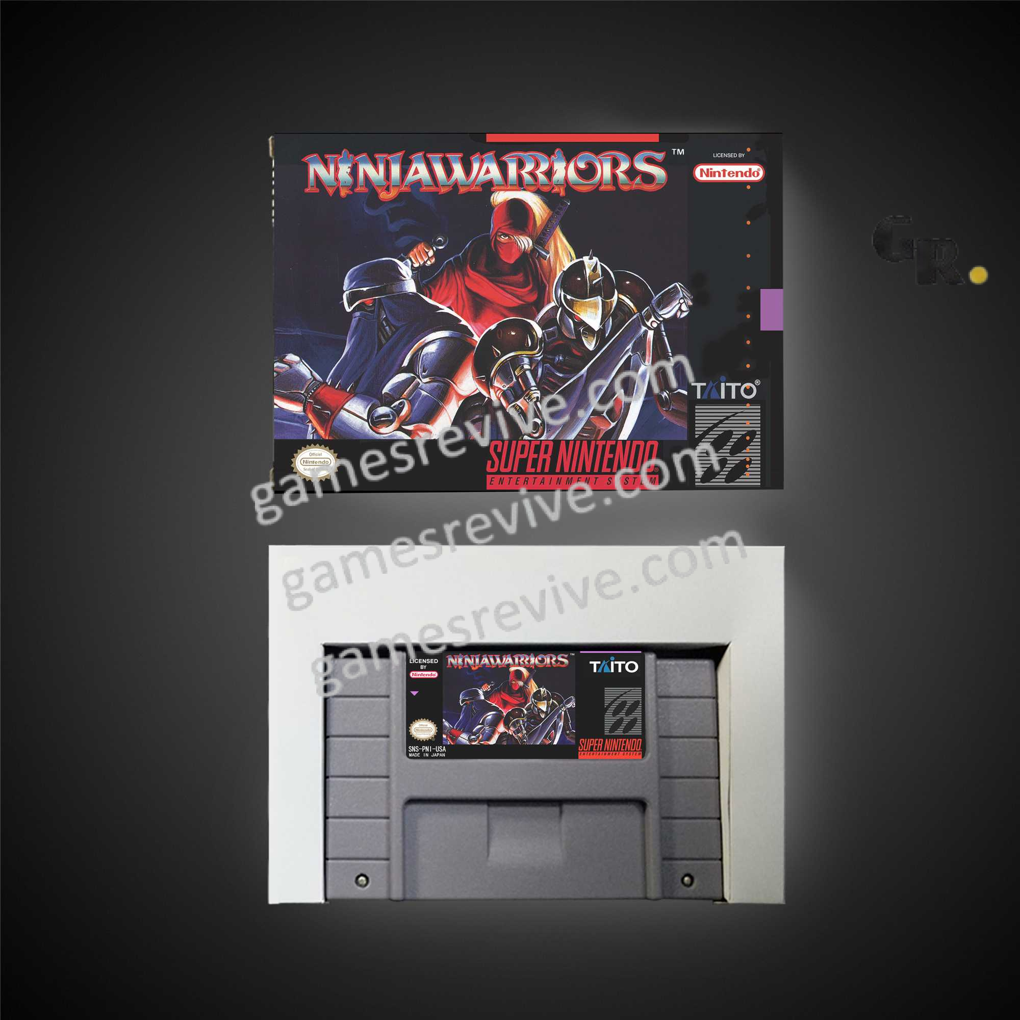 Ninja Warriors - Super Nintendo Ntsc