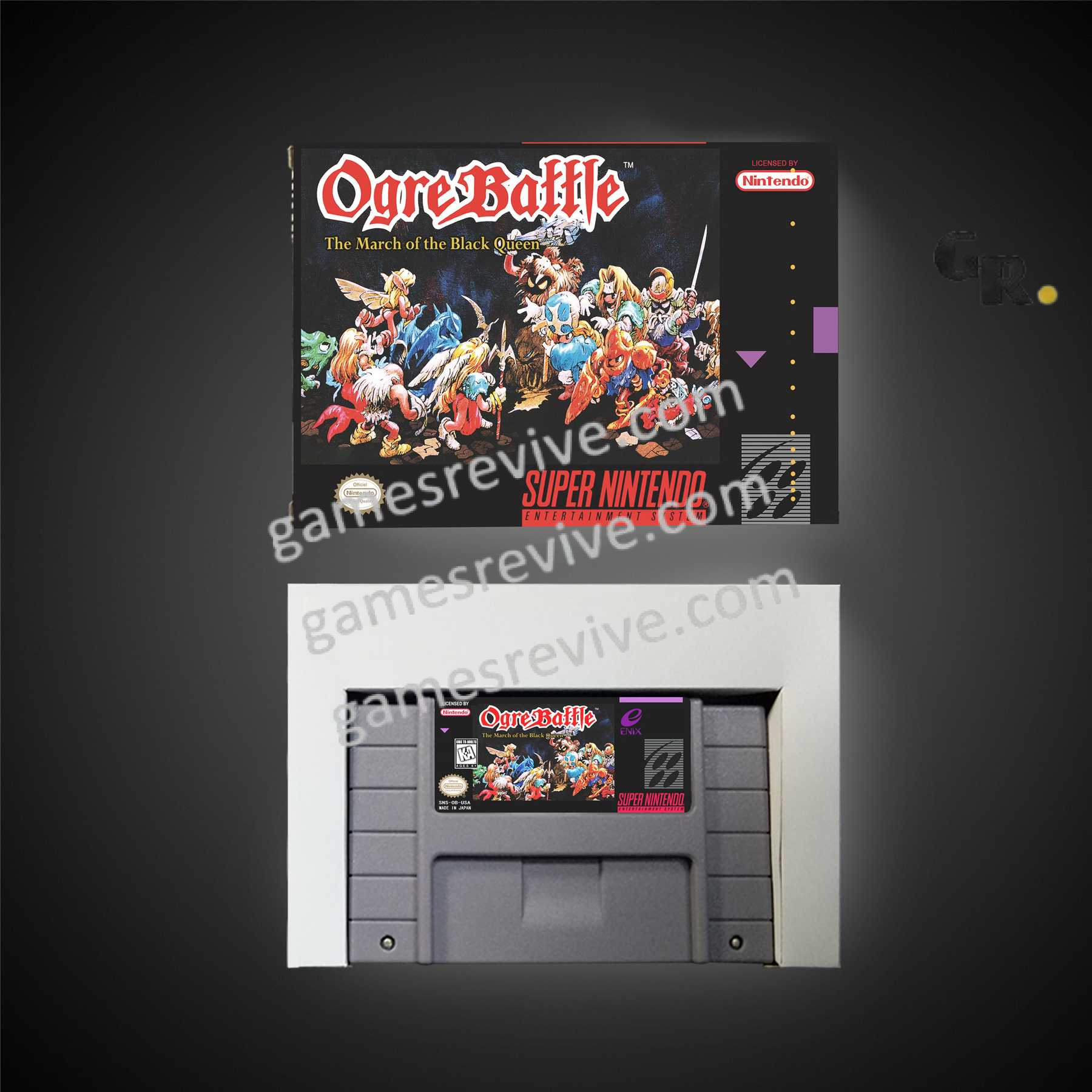 Ogre Battle - The March of the Black Queen - Super Nintendo Ntsc