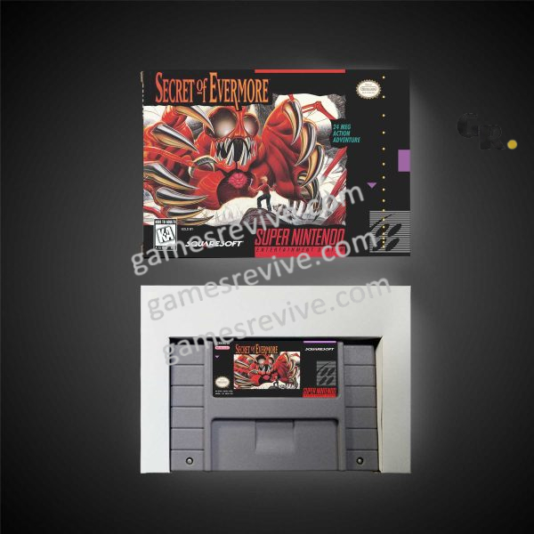 i²+µ Secret of Evermore - Super Nintendo Ntsc