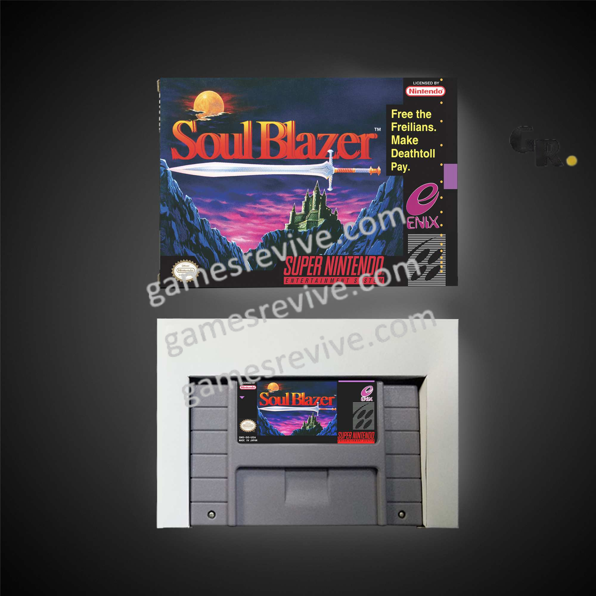 Soul Blazer - Super Nintendo Ntsc