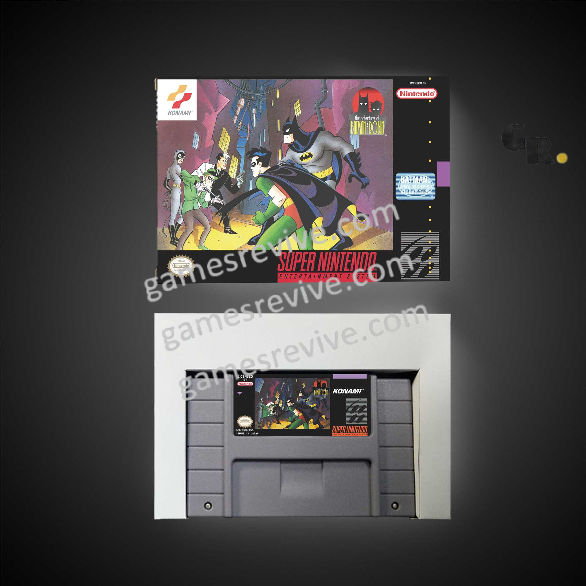 The Adventures of Batman & Robin, - Super Nintendo Ntsc