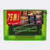 Super 75 en 1 version EUR — cartouche Super Nintendo avec pile de sauvegarde