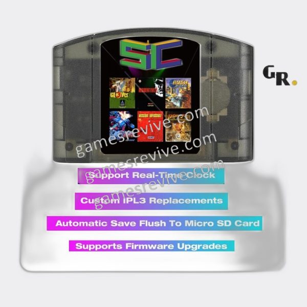 1005009478855180_8 SC64 Summer Flash 64 — cartouche 3000 en 1 pour Nintendo 64