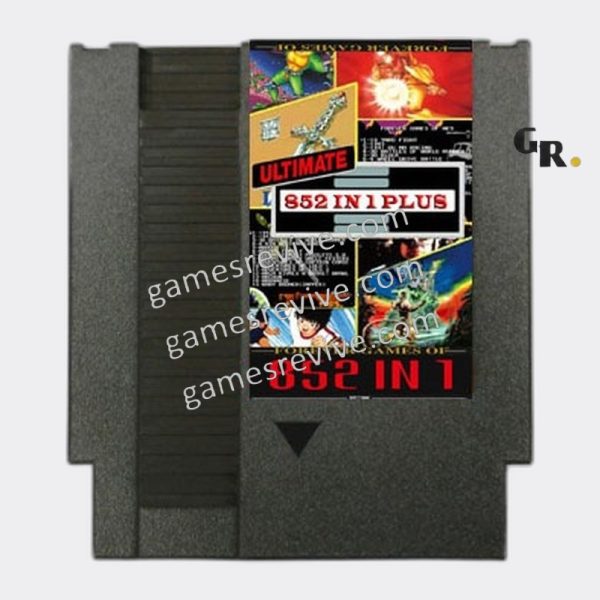 The Ultimate of NES 852 en 1 PLUS — cartouche NES, puce Flash 1024 Mbit