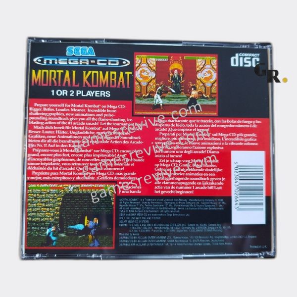 Mortal Kombat - Sega Mega CD