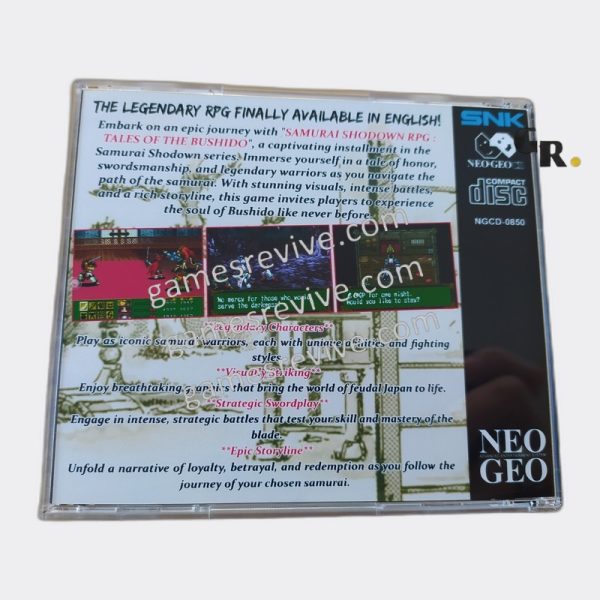 Samurai Shodown RPG (English) - Neo Geo CD