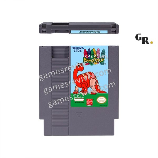 Color A Dinosaur - Nintendo NES