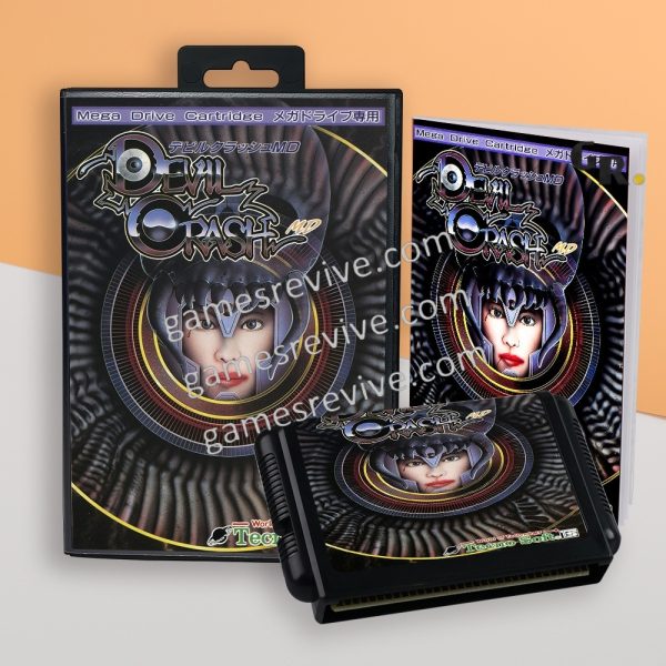 Devil Crash MD - Sega Megadrive Jap Devil Crash MD - Sega Megadrive Jap