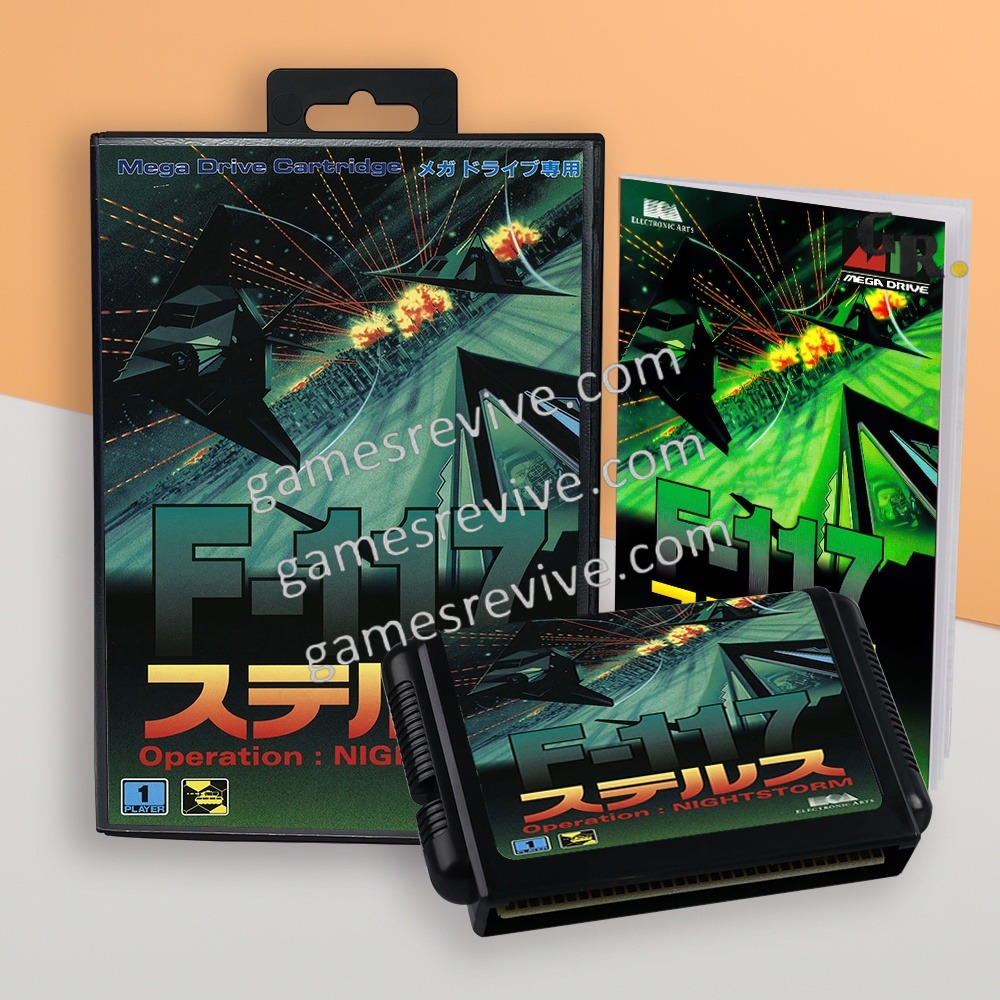 F-117 Night Storm - Sega Megadrive Jap F-117 Night Storm - Sega Megadrive Jap