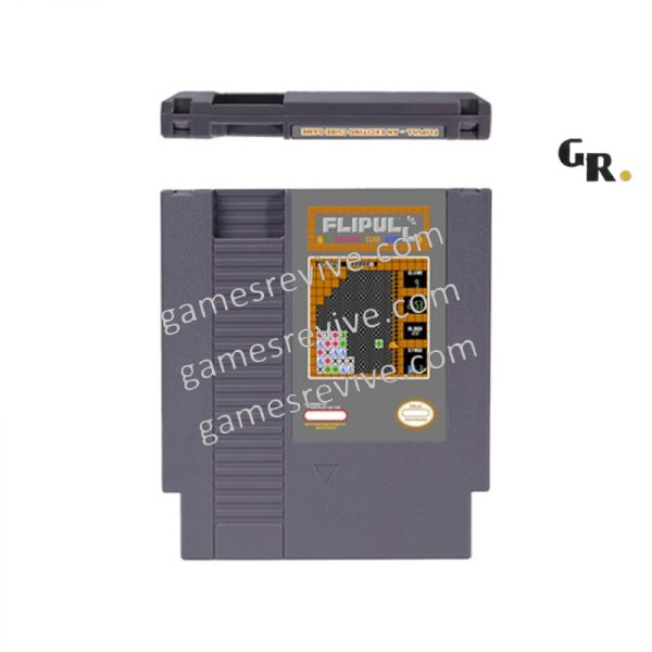 Flipull - An Exciting Cube Game - Nintendo NES