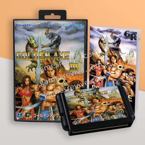Golden Axe III - Sega Megadrive Jap Golden Axe III - Sega Megadrive Jap