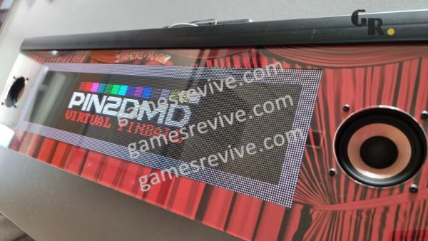 Panneau WPC-95 complet — Écran Pin2DMD HD 256×64 pour flipper
