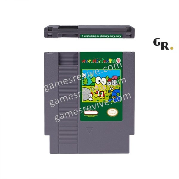 Kero Kero Keroppi no Daibouken 2 - Donuts Ike ha Oosawagi! - Nintendo NES Kero Kero Keroppi no Daibouken 2 - Donuts Ike ha Oosawagi! - Nintendo NES