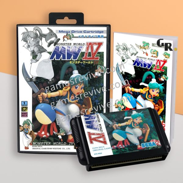 Monster World MW IV - Sega Megadrive Jap Monster World MW IV - Sega Megadrive Jap