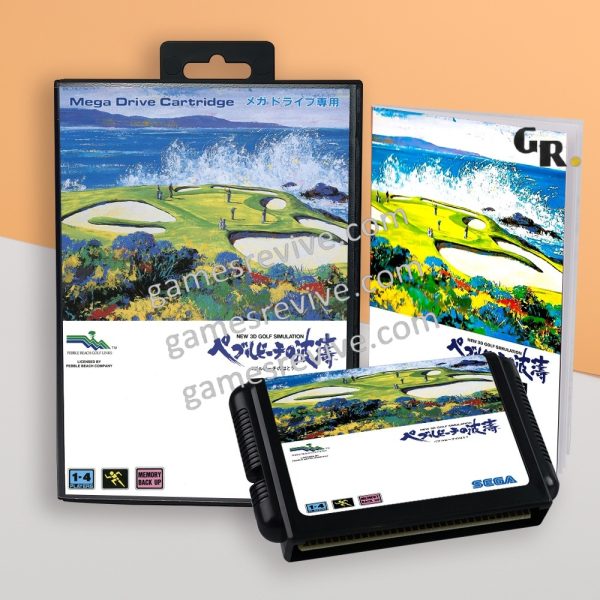 Pebble Beach Golf Links - Sega Megadrive Jap Pebble Beach Golf Links - Sega Megadrive Jap