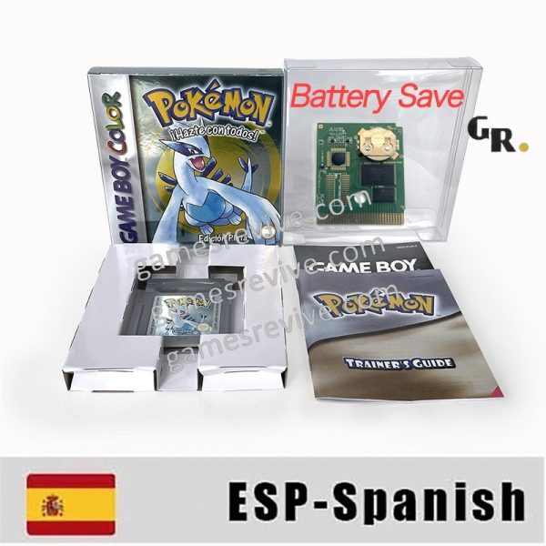 Pokemon Version Argent - Espagnol - Game Boy Color