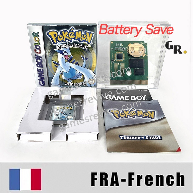 Pokemon Version Argent - Francais - Game Boy Color Pokemon Version Argent - Francais - Game Boy Color