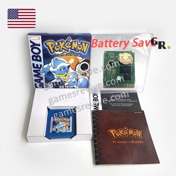 Pokemon Version Bleue - Anglais US - Game Boy