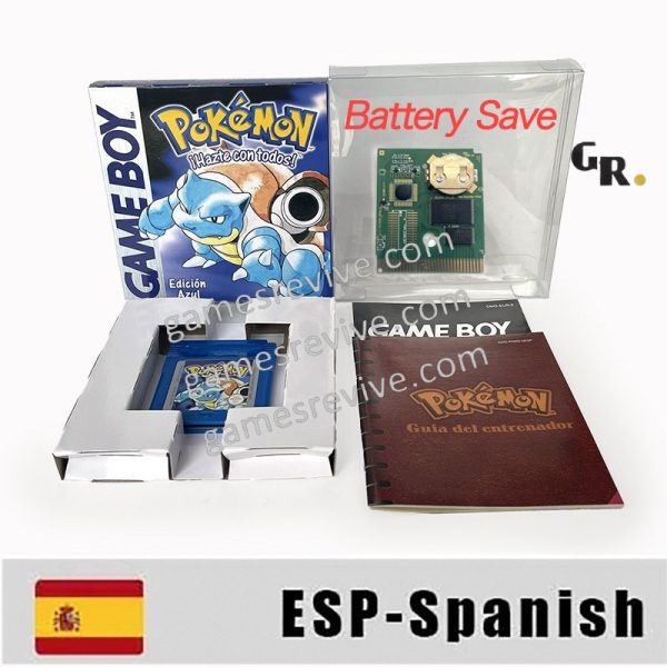 Pokemon Version Bleue - Espagnol - Game Boy