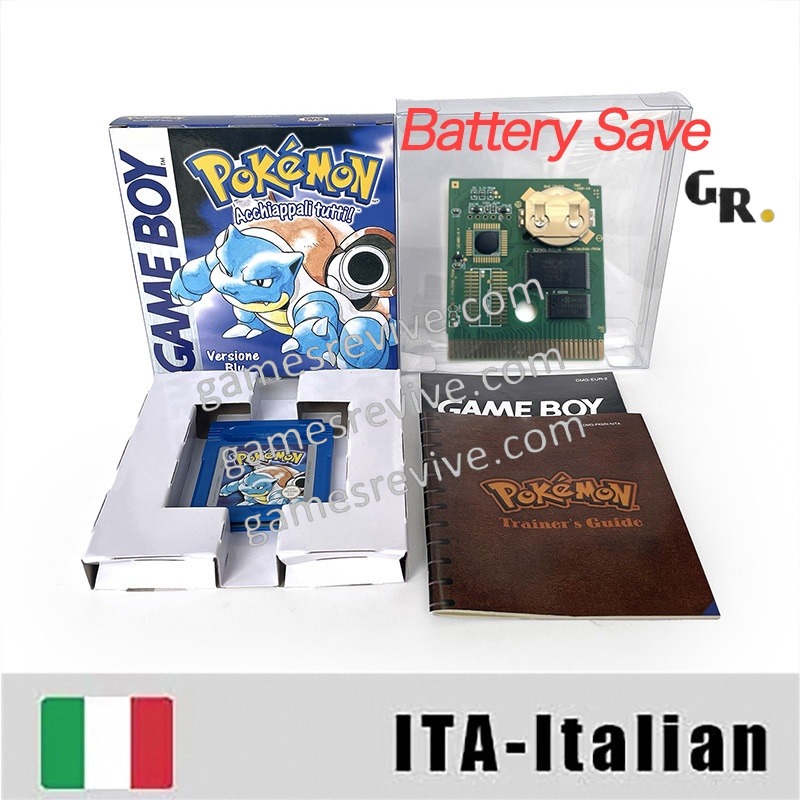 Pokemon Version Bleue - Italien - Game Boy