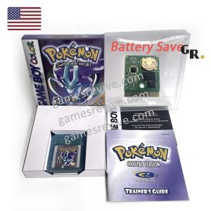 Pokemon Version Cristal – Anglais US – Game Boy Color