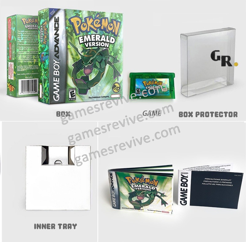 Pokemon Version Emeraude - Anglais US - Game Boy Advance
