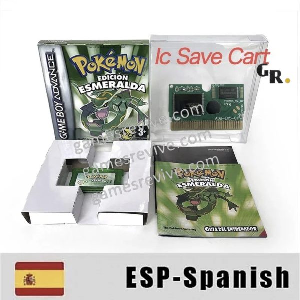 Pokemon Version Emeraude - Espagnol - Game Boy Advance