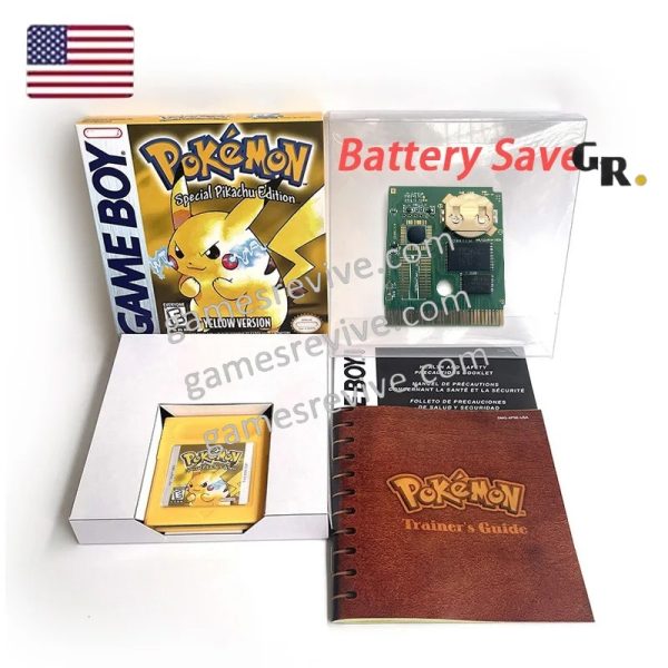 Pokemon Version Jaune - Anglais US - Game Boy